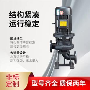离心泵污水处理WL无堵塞干式 管道污水离心泵 管道排污泵立式 LW立式