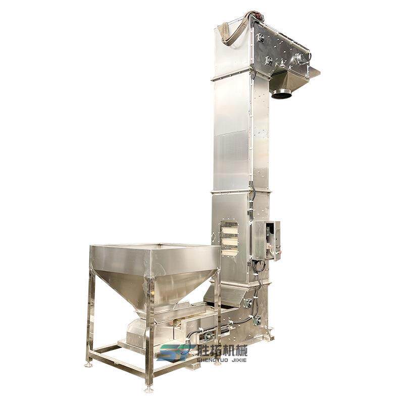 硅砂Z型提升机氧化铁粉全密封斗式提升机阻燃剂颗粒Z型斗式提升机