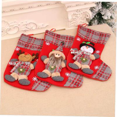 christmas decoration tree Large Christmas stocking gift bag