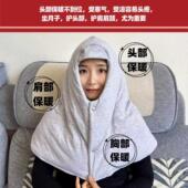 睡眠帽子纯棉头部保暖月子帽睡帽隔音专用老人睡帽头套保暖帽