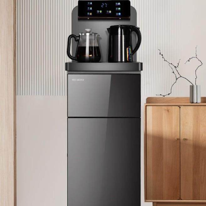 美.菱茶吧机立式家用高端饮水机下置水桶智能遥控泡茶MY-T67