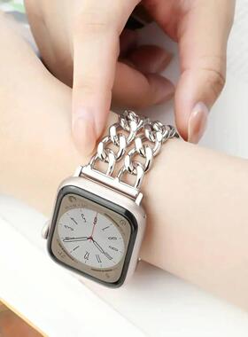 Fashion Metal Bracelet Strap For Apple Watch Ultra 44mm 45mm