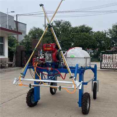 小麦打机 折叠杆高药架玉风米打药机 230115果园四式轮牵引送打药
