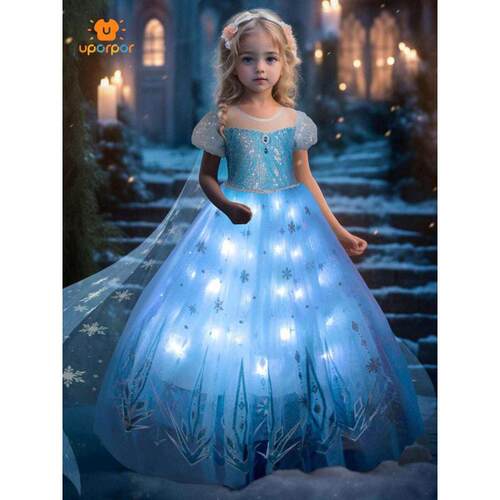 H 30026 Girls Puff Tulle Princess Dress 女童蓬蓬纱公主裙