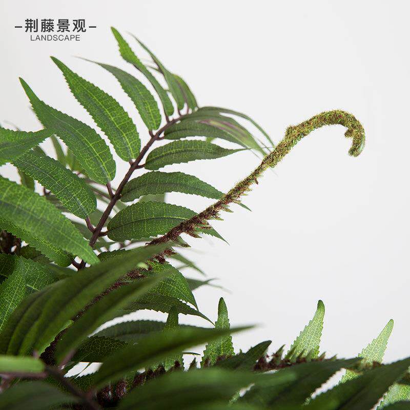 大型落地盆栽仿真绿植香椿绿巨人北欧风热带绿色客厅植物榕树蕨类