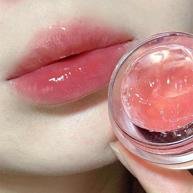 正品少女果冻晚安唇膜滋润唇膏补水保湿淡化唇纹唇部护理去死皮