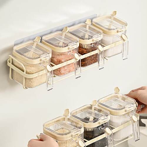 Food-Grade Seasoning Jars, High Aesthetic Kitchen Seasoning