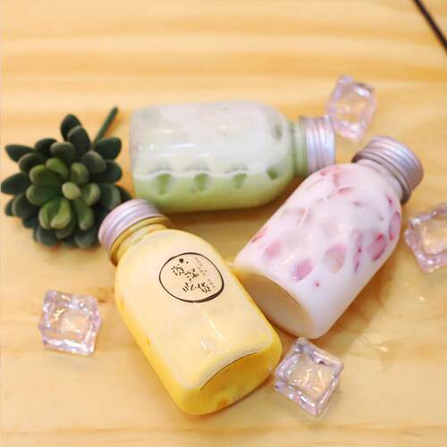 一次性塑料杨枝甘露奶茶瓶子商用外卖果汁杯子食品级创意奶茶瓶