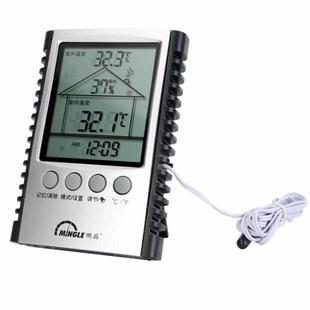 温湿度测电子室内外温湿度eth535带探头数显 量计 明 计计 高