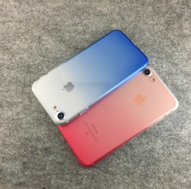 适用于iphone6s手机糖果壳苹果8渐变手机壳iphone7plus手机硅胶套