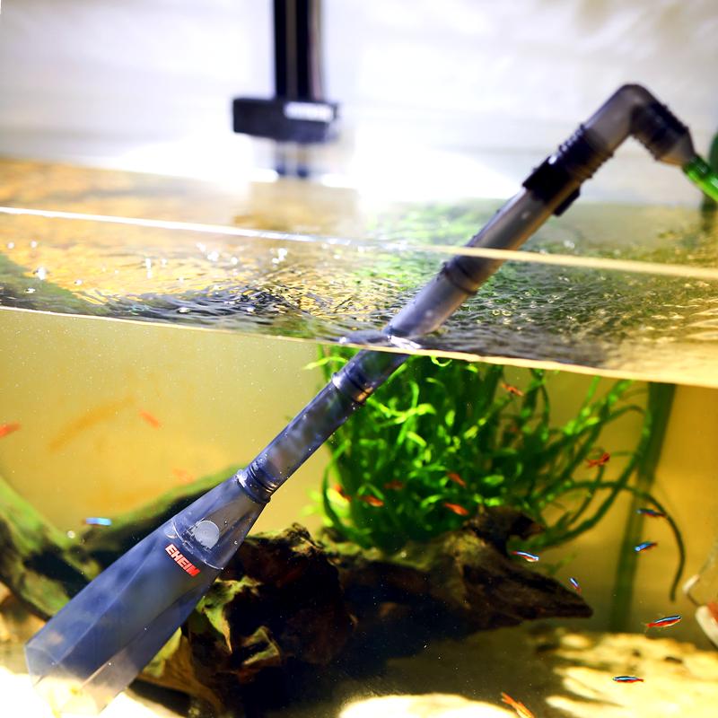 伊罕EHEIM手动鱼缸换水器洗沙器抽水族箱手摇换水管吸便清洁工具