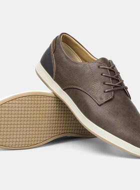 Single shoe large size comfortable leather board shoes板鞋PU