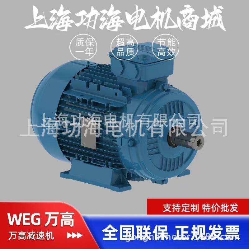 WEG万高 W21系列 IE2 4kW 4P 112M 3F 380-400V 5.Hz - 实物图