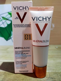 法国vichy薇姿mineral遮瑕水感矿物质白色自然白粉底液30ml