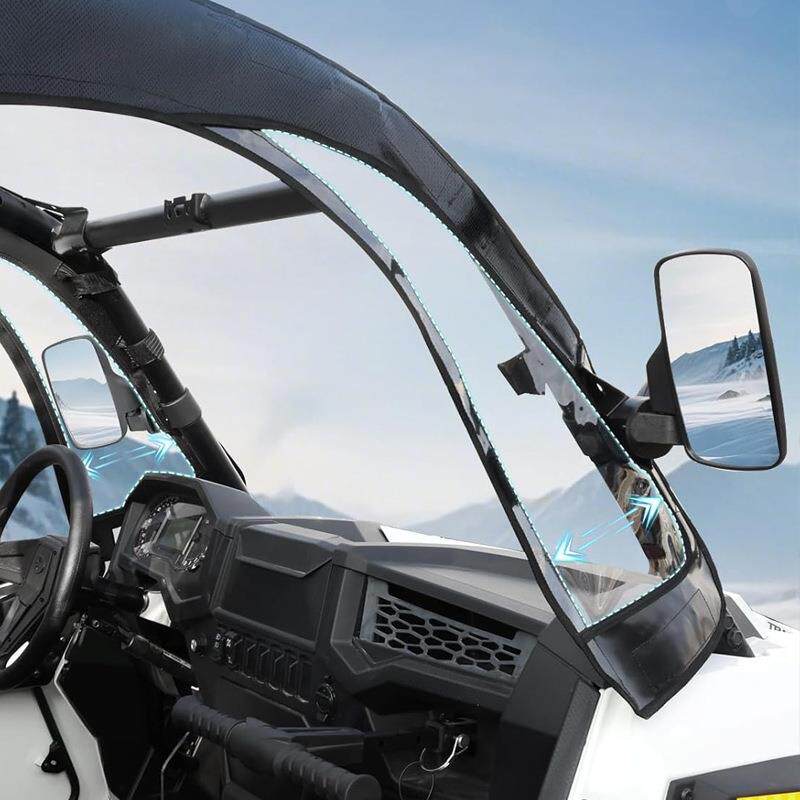 兼容Polaris RZRXP 1000/XP Turbo2014-2023 UTV北极星软窗档风板