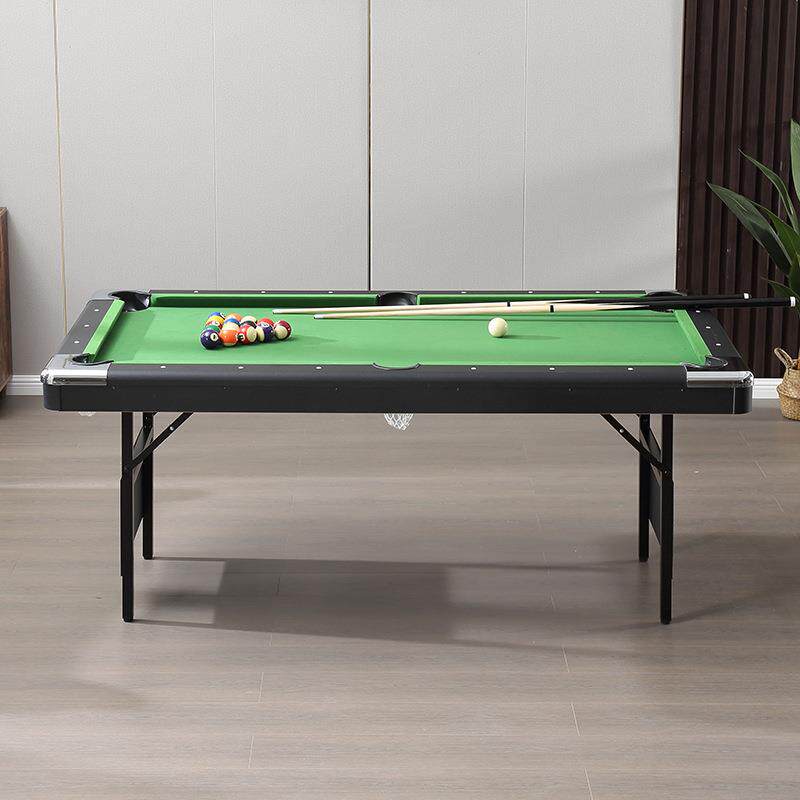 家用室内成人1.9米折叠台球桌免安装桌球台撞球台pooltable