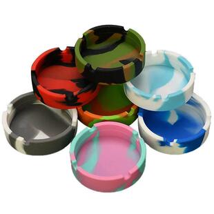 Portable Fluorescent Luminous Ashtray Anti-Scalding Cigarett