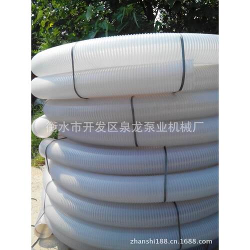 3-8寸水泵用吸水管四季弹牛筋管衡水市泵业机械厂厂家直销