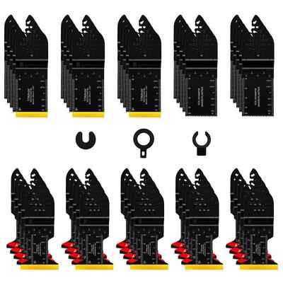50pcs混合万用宝锯片套装摆动锯片电动工具配件切割铁钉铝板铁皮