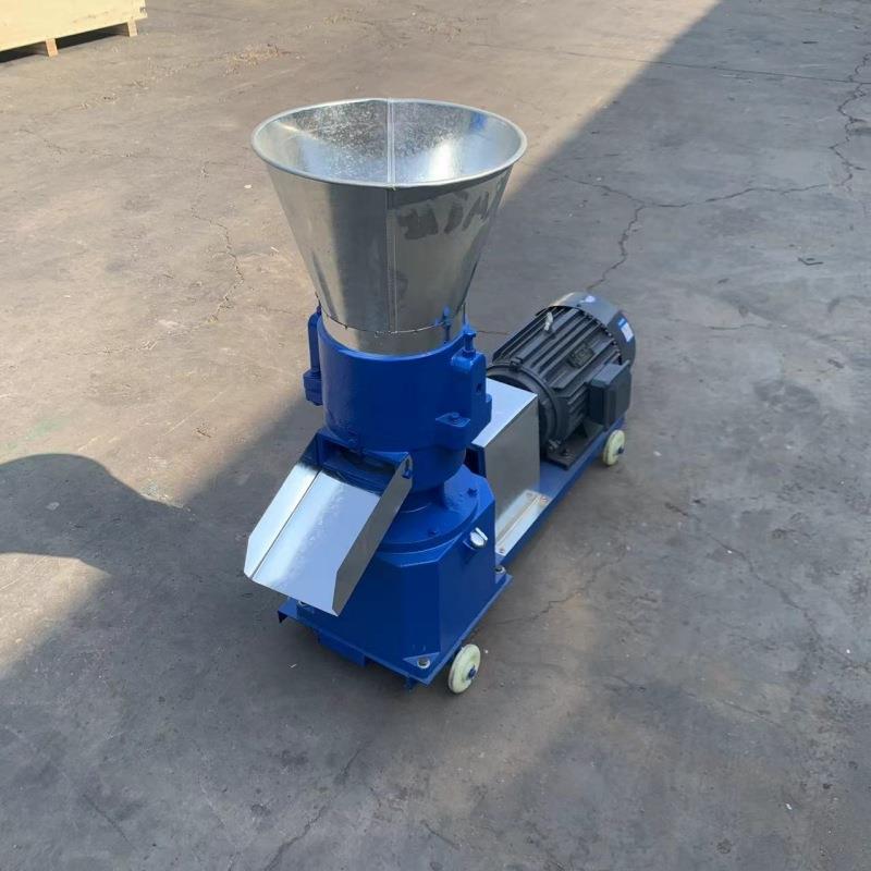 景区园林动物饲料颗粒机鱼骨粉豆粕饲料颗粒机稻壳饲料颗粒机