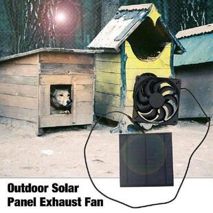 5W 6V Outdoor Solar Panel Exhaust Fan IP65 Chicken House