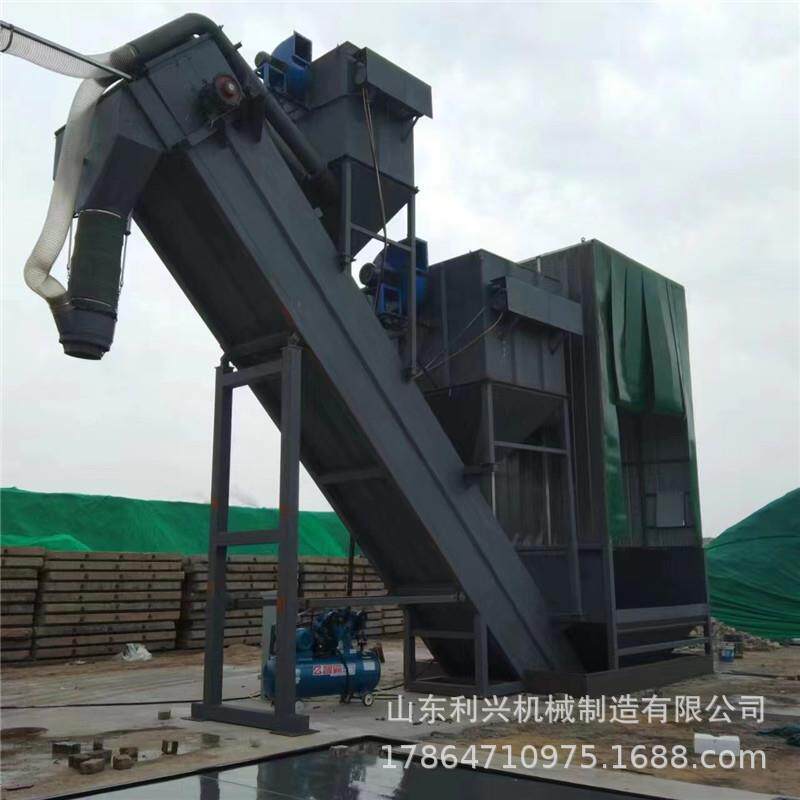 集装箱石灰石粉中转装罐车卸灰机 无尘铁路集装箱矿粉倒运卸车机