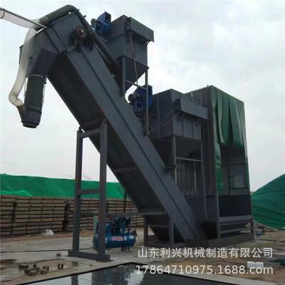 集装箱石灰石粉中转装罐车卸灰机 无尘铁路集装箱矿粉倒运卸车机