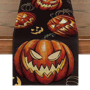Cover Runner Dining table Linen Halloween Decor Table