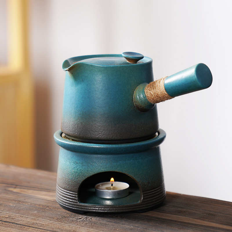 日式蜡烛煮茶炉小温茶器保温暖茶加热底座陶瓷功夫茶具配件