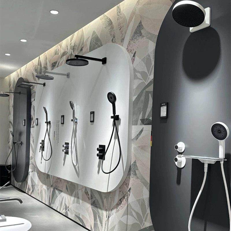 暗装花洒展板淋浴龙头板卫浴水龙头展示柜定做烤漆环保展示架挂板