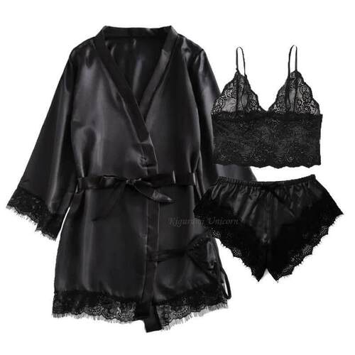 be Suit Summer Sexy V-Neck Pyjamas Sleepwear Home Nightdress