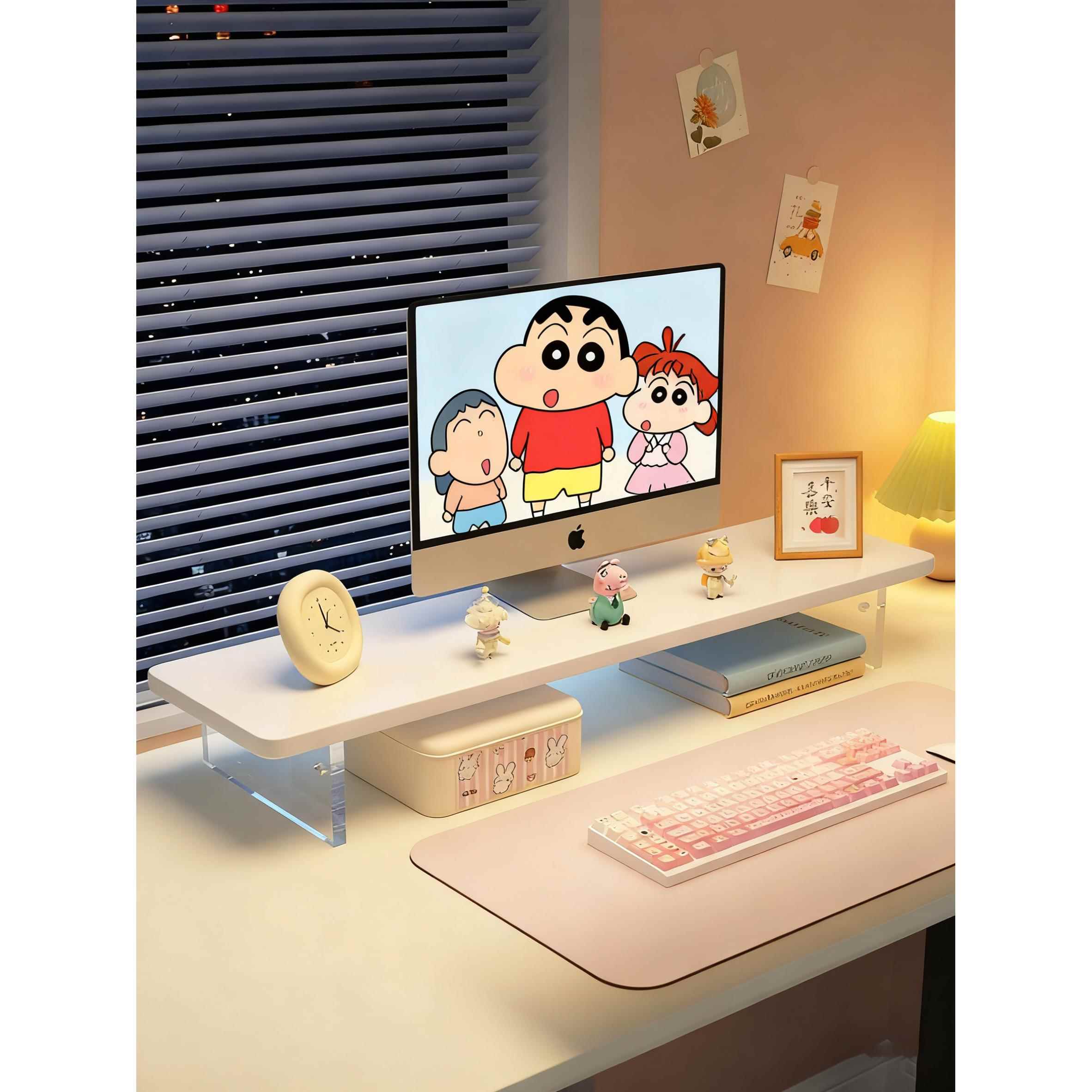 新款台式电脑增高架显示器增高架显示屏幕底座支架键盘托架台式支