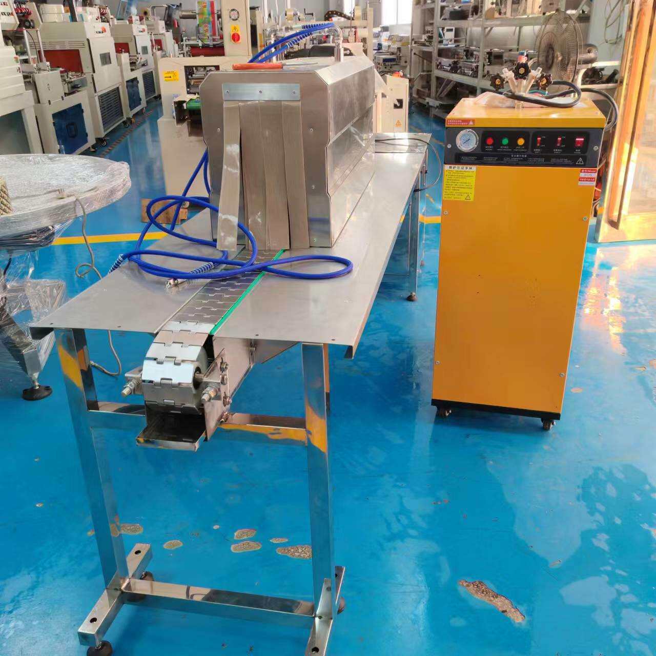 全自动塑料瓶饮料瓶塑封机瓶身标签蒸汽热收缩包装机蒸汽收缩机