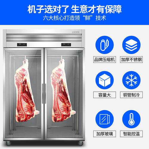 商用挂肉柜冷藏立式陈列展示柜鲜肉猪牛羊肉柜冷鲜肉挂钩冰柜