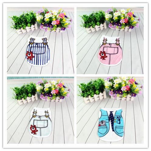 宠物春夏装泰迪比熊博美小狗衣服宠物背心吊带假背带裤xs装