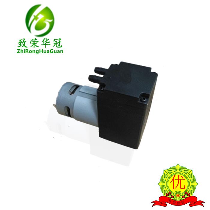 微型充气泵压微型真泵直气流DC12V2致荣华冠4空V小型负抽吸气泵隔