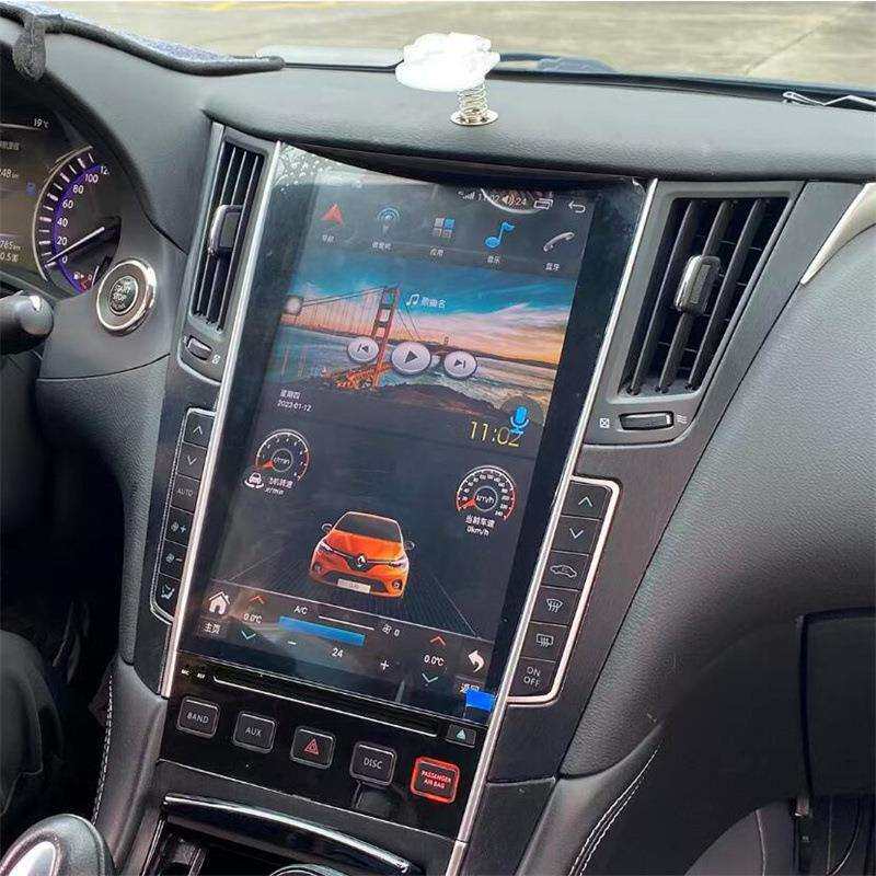 适用英菲尼迪Q50L Q70安卓智能导航一体机12.1寸八核无线Carplay