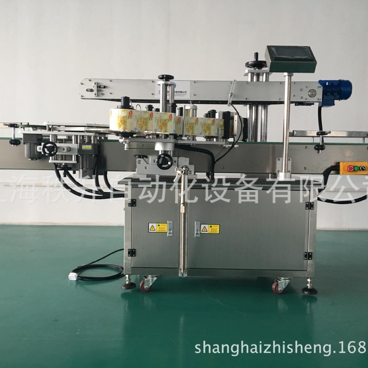 沐浴露贴标签机器洗手液面贴商标机器双面贴标机代贴标签工厂