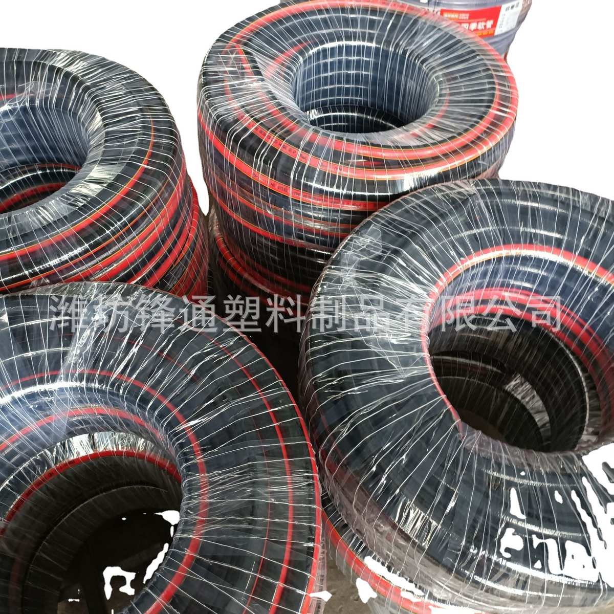 厂供pvc黑色高压软管风炮管高分子强度涤纶纤维增强管内径6/8/10