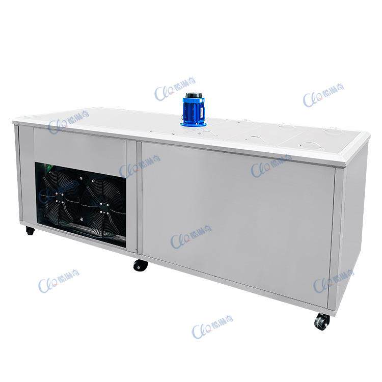 工业盐水式小型制冰机全不锈钢材质模具蔬菜海鲜运输冷冻冰块制作
