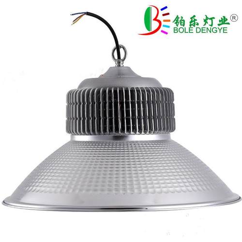led工矿灯鳍片散热厂房灯100W150w吊杆工业车间超市天棚工矿吊灯