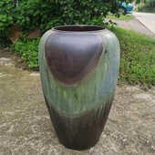 落地时尚 花瓶摆件干花景德镇客厅现代陶艺陶瓷器插花花瓶简约