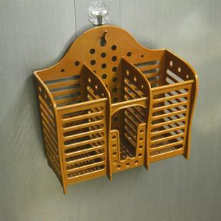 免打孔快子笼装筷子挂墙壁防尘筒盒家用厨房简约兜搂楼托篓沥水架