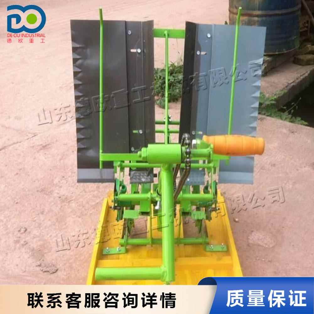 手扶式水稻插秧机 山地丘岭玉米栽苗机 农用稻田插秧播种机械