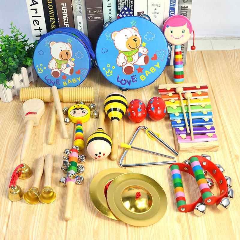 正品奥尔夫击打教乐器幼儿园早教六节一儿童礼物非洲鼓套装课堂全