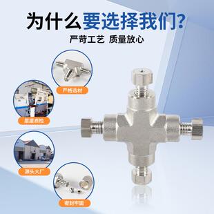 16高卡套接头974头不锈钢压直通终端接外螺纹表接头仪厂家