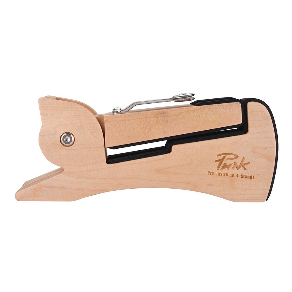 PU民NK它跨境货源实木折叠吉它支架谣可古典电吉XVY通用实木座式