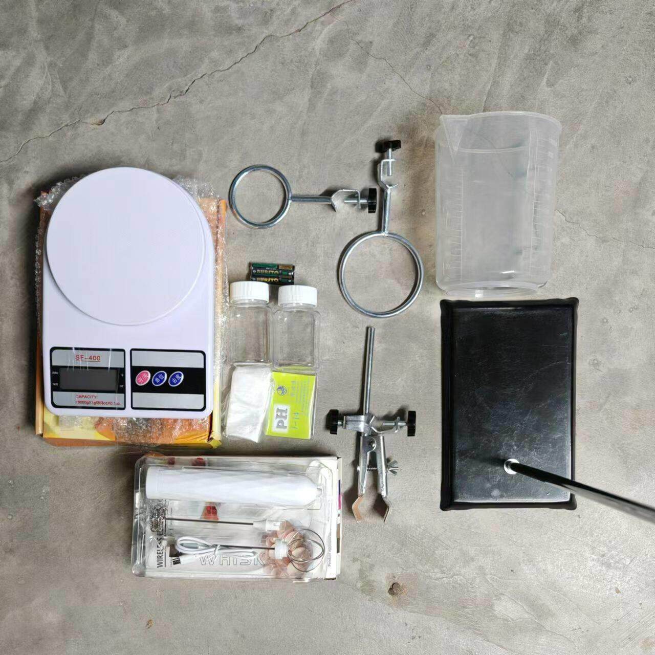 实验室电动小型立式搅拌机家用高速分散器乳化剂日用化工洗衣液架