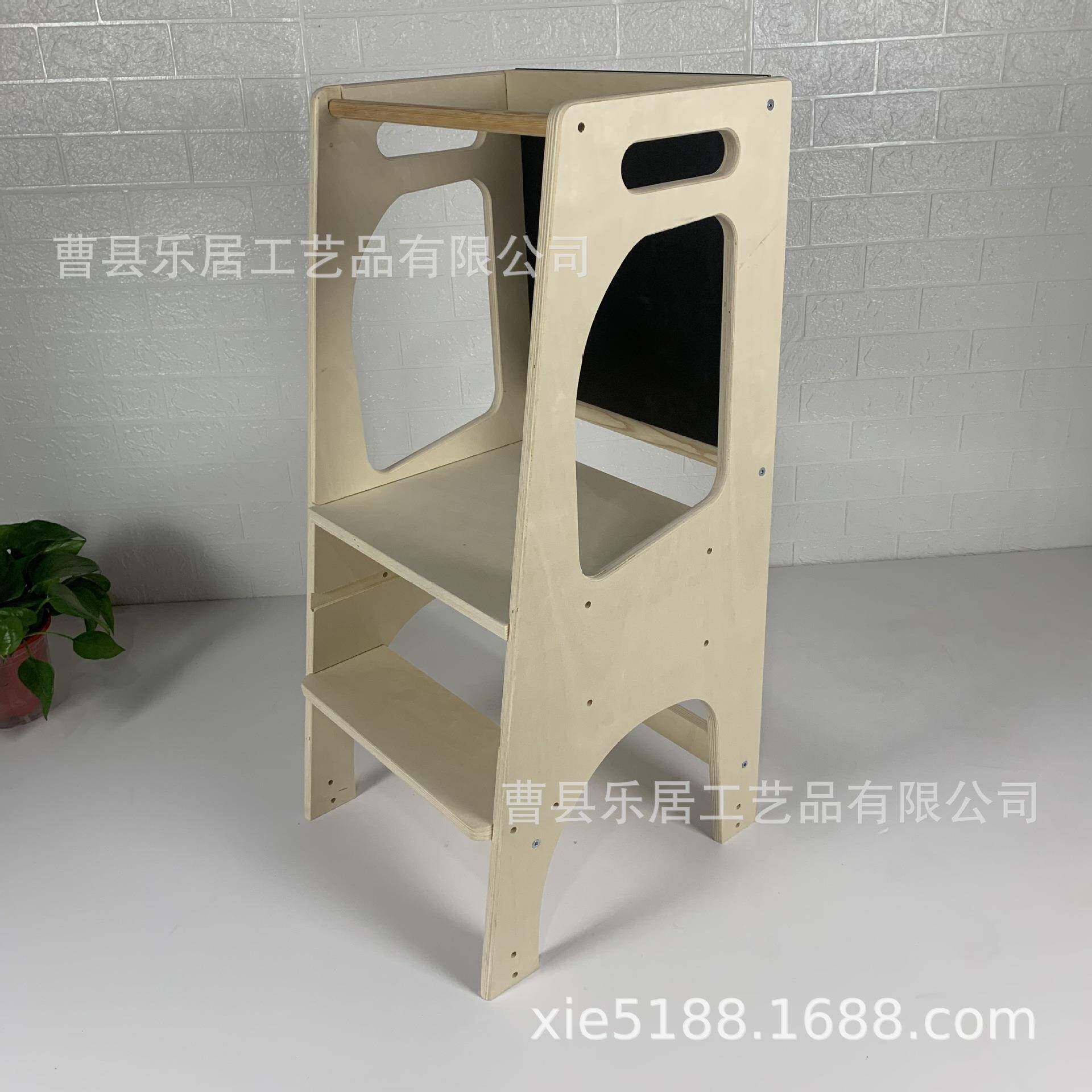 木质两层儿童台阶踩脚凳宝宝洗漱凳家用儿童登高梯
