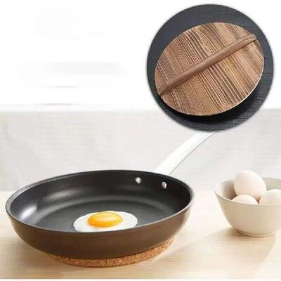 Traditional Universal Wooden Pot Cover Anti Scalding Round